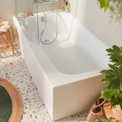 Jacob Delafon Baignoire bain douche Malice antidérapante + nettoyant 160 x 85 version gauche