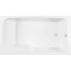Jacob Delafon Baignoire bain douche Malice antidérapante, version droite 170x90 cm Blanc mat* Baignoire Droite