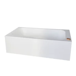 Jacob Delafon Baignoire bain douche Malice antidérapante + tablier angle 170 x 90 droite* Baignoire Droite