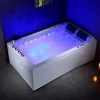 Archipel Baignoire balneo LORD DUO BLANC 2 places 185X120 - GAUCHE