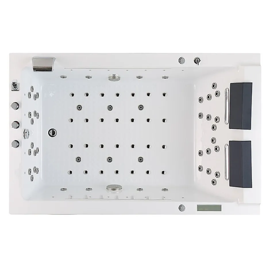 Archipel Baignoire balneo LORD DUO BLANC 2 places 185X120 - GAUCHE