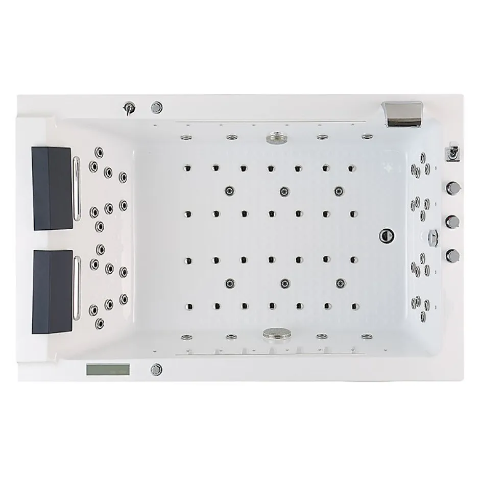 Archipel Baignoire balneo LORD DUO BLANC 2 places 185X120 - DROITE* Baignoire Balnéo