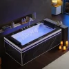 Archipel Baignoire balneo Thérapeutique ALTESS BLACK 170 2 places - 170x86* Baignoire Balnéo