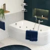 Allibert Baignoire balnéo asymétrique angle droit 160 x 100 cm Intensea Elba Duo + tablier