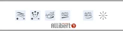 Allibert Baignoire balnéo asymétrique angle droit 160 x 100 cm Intensea Elba Duo + tablier