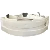 Eliteshopping Baignoire Balnéo blanc 150 X 150 cm Chromothérapie 9 jets Alyssa* Baignoire Balnéo
