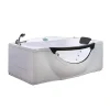 Eliteshopping Baignoire Balnèo blanc 180 X 96 cm avec verre frontal 9 jets Jasmine* Baignoire Balnéo