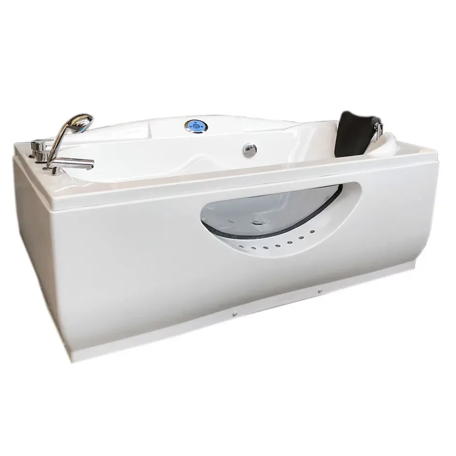 Eliteshopping Baignoire Balnèo Blanche 170 X 90 cm 11 jets Freesia