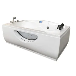 Eliteshopping Baignoire Balnèo Blanche 170 X 90 cm 11 jets Freesia