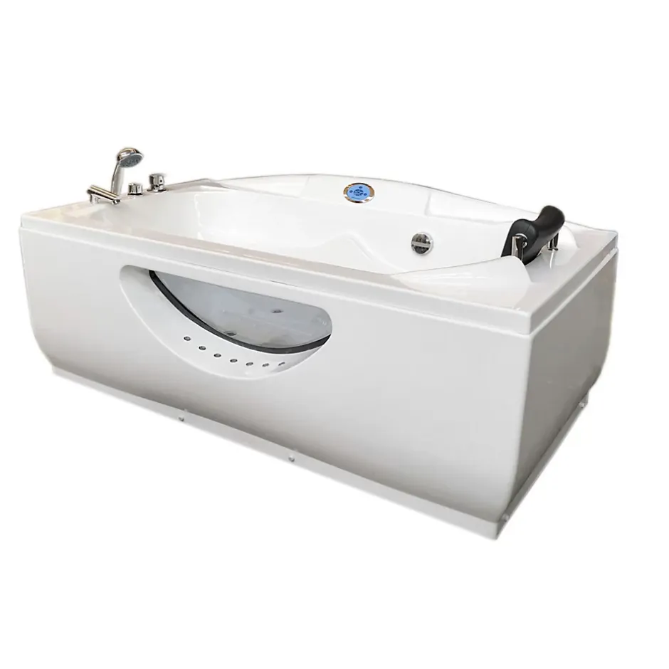 Eliteshopping Baignoire Balnèo Blanche 170 X 90 cm 11 jets Freesia