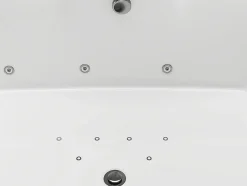 Vente-unique Baignoire balnéo blanche - 2 places - 390 L - 180 x 120 x 60 cm - VOLUTA