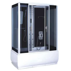 Eliteshopping Baignoire Balnèo Cabine de Douche 150 X 83 cm Blossom* Baignoire Balnéo