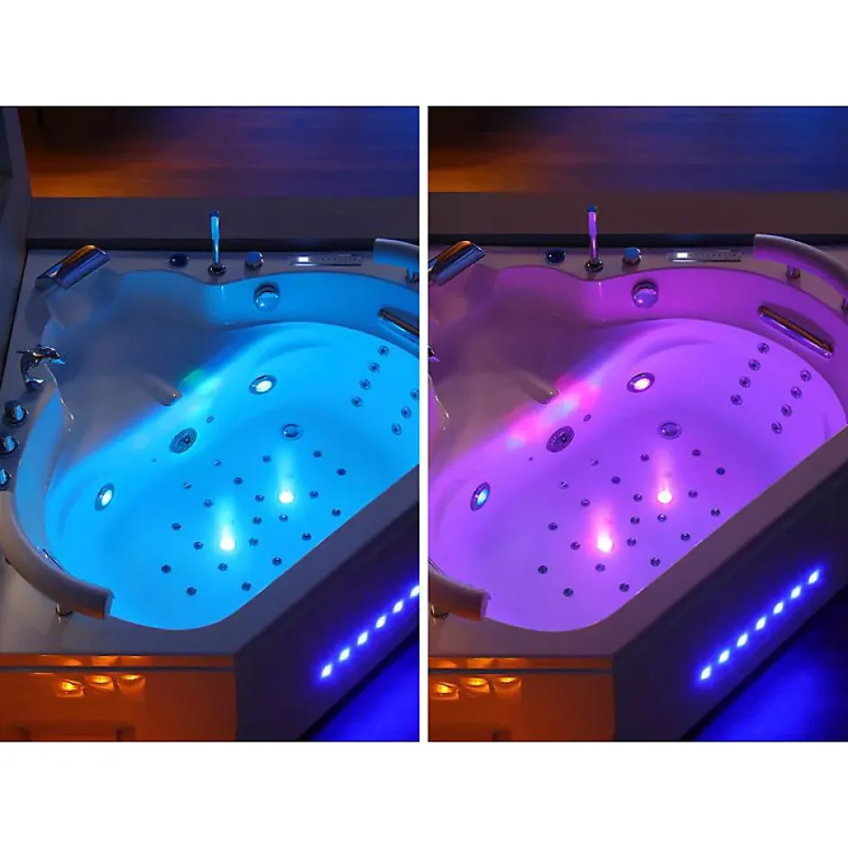 Distribain Baignoire balnéo Dubaï 47 jets + massage cervicales Whirlpool