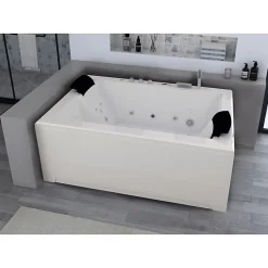 Distribain Baignoire balnéo Elle&Lui 40 jets Whirlpool