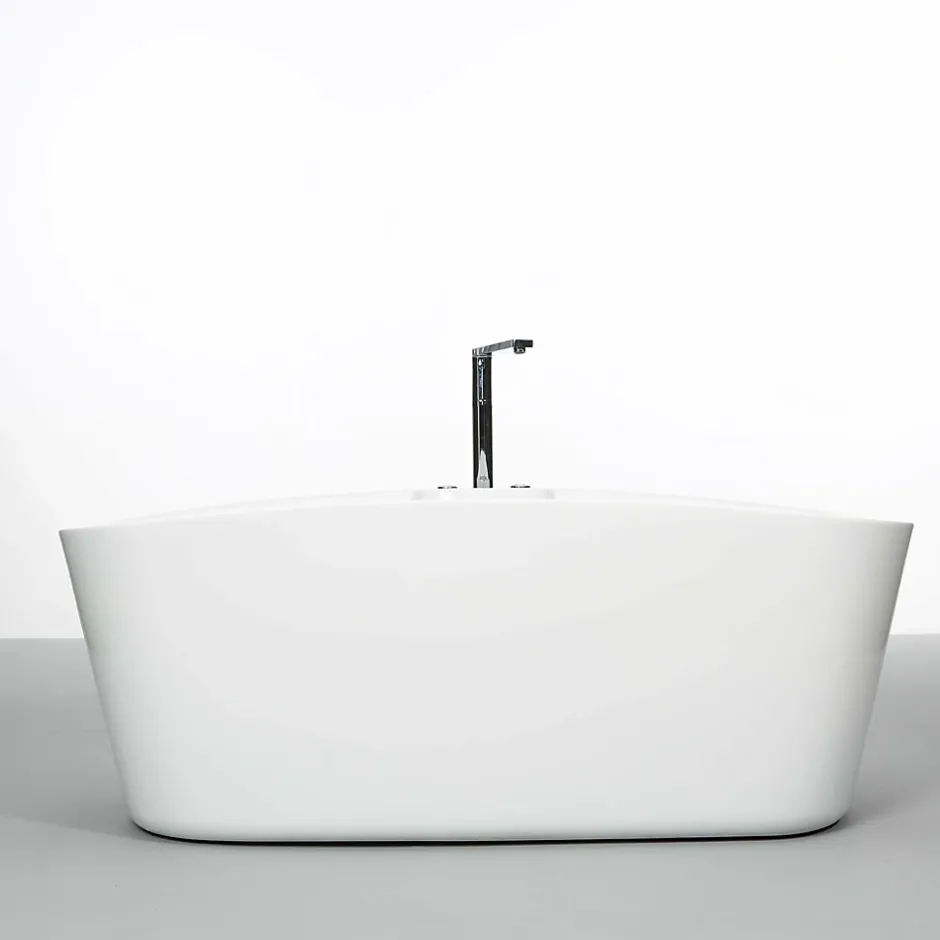 Spalina Baignoire balnéo îlot Tao Bulle 170x80 cm, blanc, By