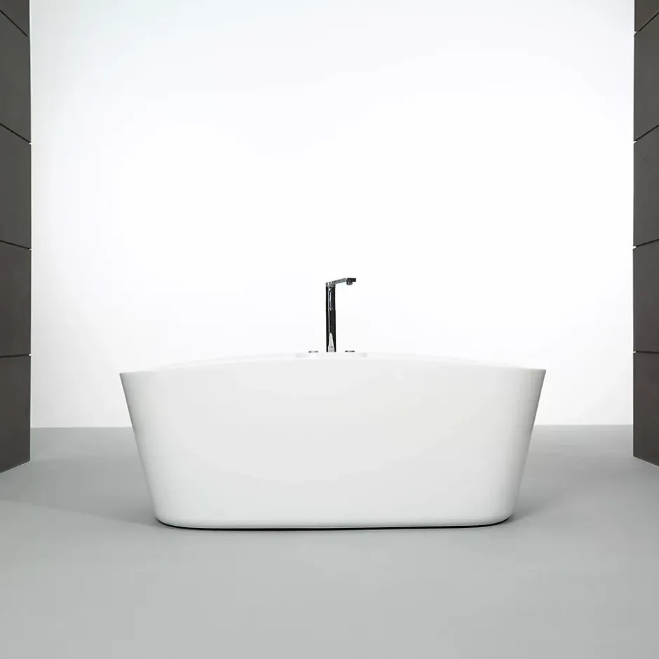 Spalina Baignoire balnéo îlot Tao Bulle 170x80 cm, blanc, By