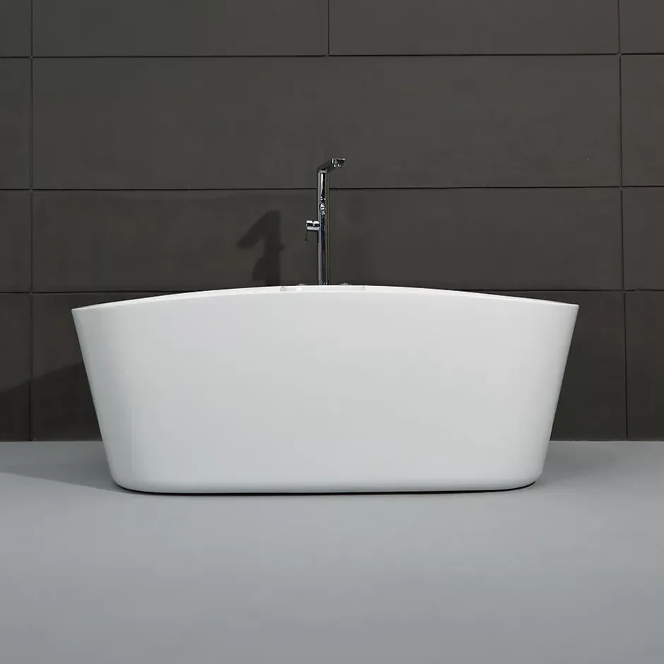 Spalina Baignoire balnéo îlot Tao Bulle 170x80 cm, blanc, By