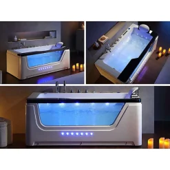 Distribain Baignoire balnéo Monaco 37 jets Whirlpool