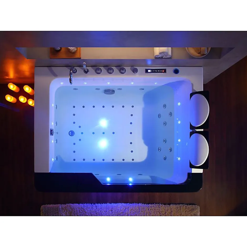 Distribain Baignoire balnéo Panama 51 jets Whirlpool* Baignoire Balnéo