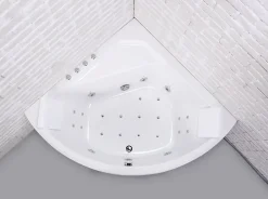 Baignoire balnéo Selonia 140 x 140 cm