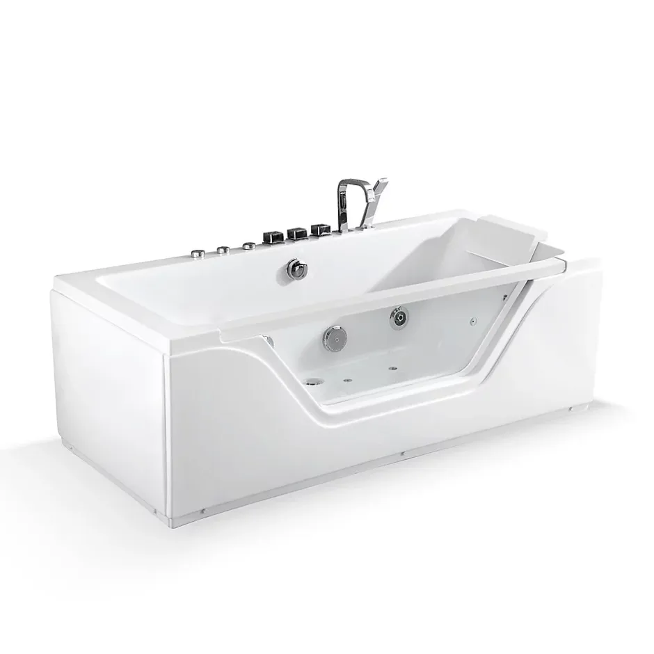 Spalina Baignoire Balnéo Tahiti White Jets, 170x80cm, by* Baignoire Balnéo