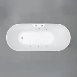 Spalina Baignoire Balnéo Ukio white Bulle 175x75x65cm, by* Baignoire Balnéo