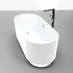 Spalina Baignoire Balnéo Ukio white Bulle 175x75x65cm, by* Baignoire Balnéo