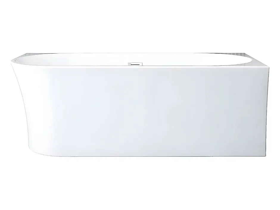 Vente-unique Baignoire d'angle - 201 L - 150 x 75 x 59 cm - Blanche - Acrylique - Angle droit - PONTICOLA* Baignoire D'Angle