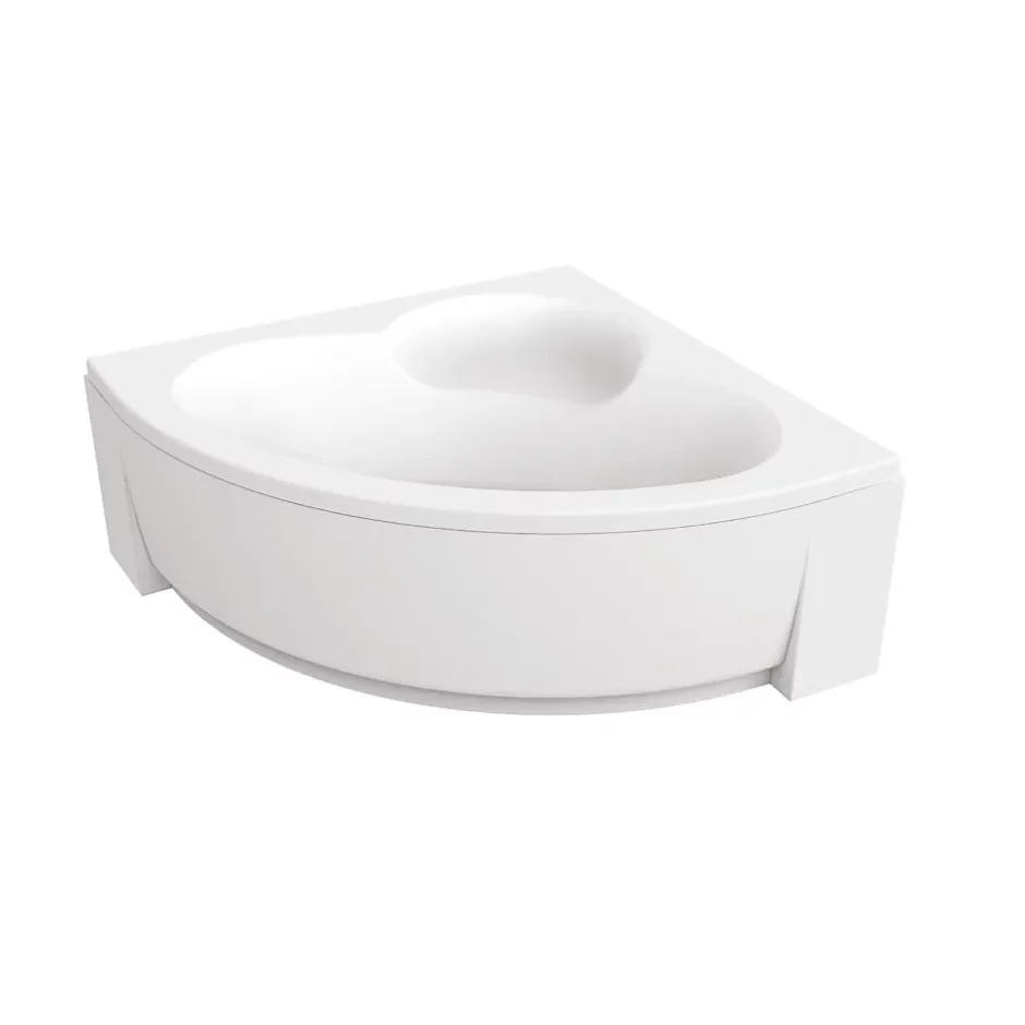 Valentin Baignoire d'angle 140 x 140 cm Aiguebelle + Tablier* Baignoire D'Angle