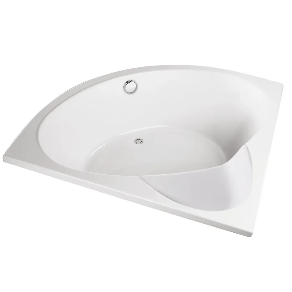 Valentin Baignoire d'angle 140 x 140 cm Aiguebelle sans tablier* Baignoire D'Angle