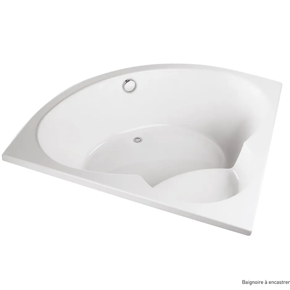 Valentin Baignoire d'angle 150 x 150 cm Maylis sans tablier* Baignoire D'Angle