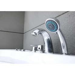 Sanitaire Baignoire d'angle balnéo CARAIBES 135x135cm* Baignoire Balnéo