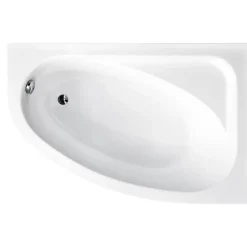Azura Home Design Baignoire d'angle CORNEA 140x80 cm droite avec tablier