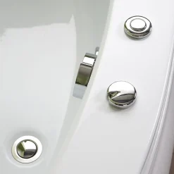 Kiamami Valentina Baignoire D'angle Droite Ambra Avec Hydromassage