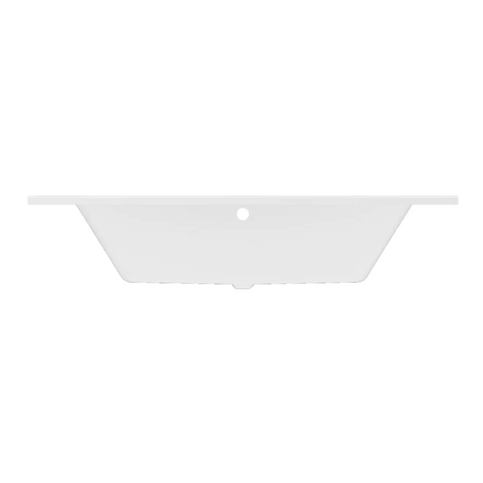 Baignoire d'angle en acrylique L.130 x l.130 cm blanc, Horyn* Baignoire D'Angle