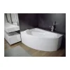 Azura Home Design Baignoire d'angle gauche RIMA avec tablier - 160cm