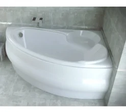 Azura Home Design Baignoire d'angle NOVA Droite avec tablier - 170cm