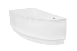 Azura Home Design Baignoire d'angle ORIEGA 150 cm gauche avec tablier* Baignoire Asymétrique