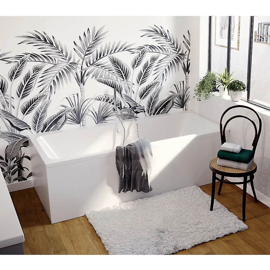 GoodHome Baignoire double 180 x 80 cm Teesta