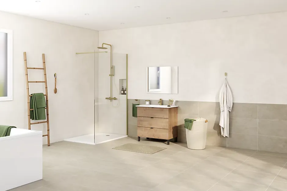 GoodHome Baignoire double 180 x 80 cm Teesta