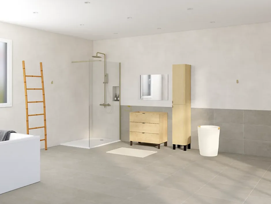 GoodHome Baignoire double 180 x 80 cm Teesta