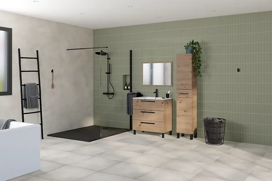 GoodHome Baignoire double 180 x 80 cm Teesta