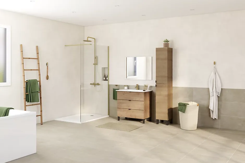 GoodHome Baignoire double 180 x 80 cm Teesta