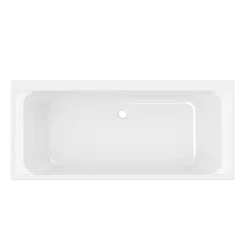 GoodHome Baignoire double en acrylique blanc L.180 x l.80 cm Cavally* Baignoire Droite