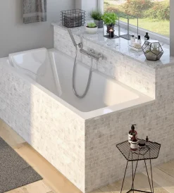 Jacob Delafon Baignoire droite 170 x 75 cm blanc brillant* Baignoire Droite