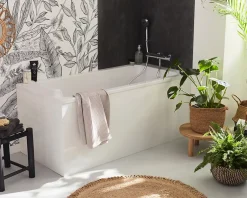 Jacob Delafon Baignoire droite 170 x 70 cm blanc mat
