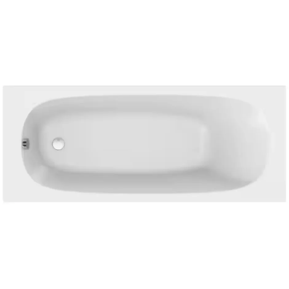 Jacob Delafon Baignoire droite 160 x 70 Bastille blanc brillant