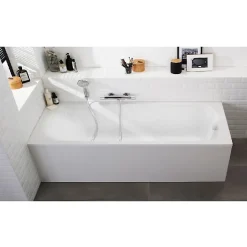 Jacob Delafon Baignoire droite 170 X 75 Brive en acrylique renforcé + nettoyant