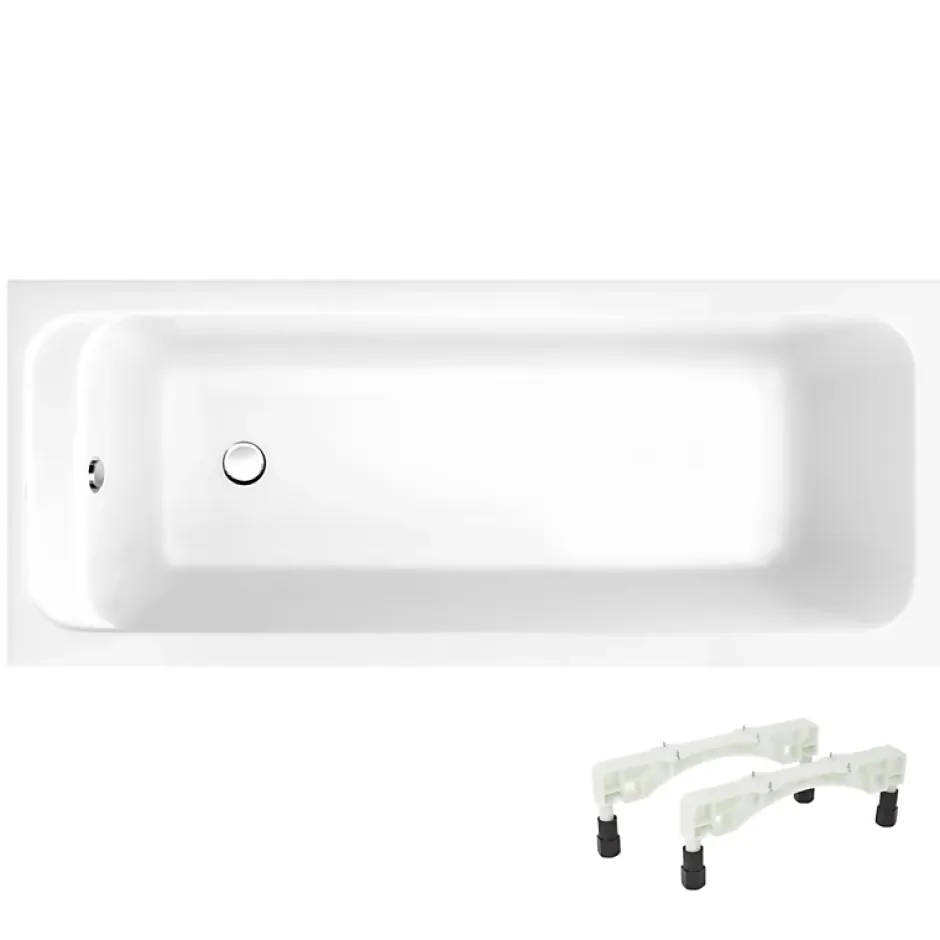 Villeroy & Boch Baignoire droite 150 X 70 VILLEROY ET BOCH Architectura acrylique avec pieds