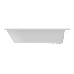 GoodHome Baignoire droite Cavally L. 150 cm x l. 70 cm blanc